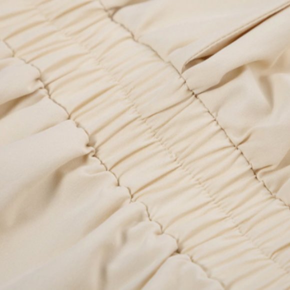 Cream High Waisted Jump Suit - Picture 11 of 12